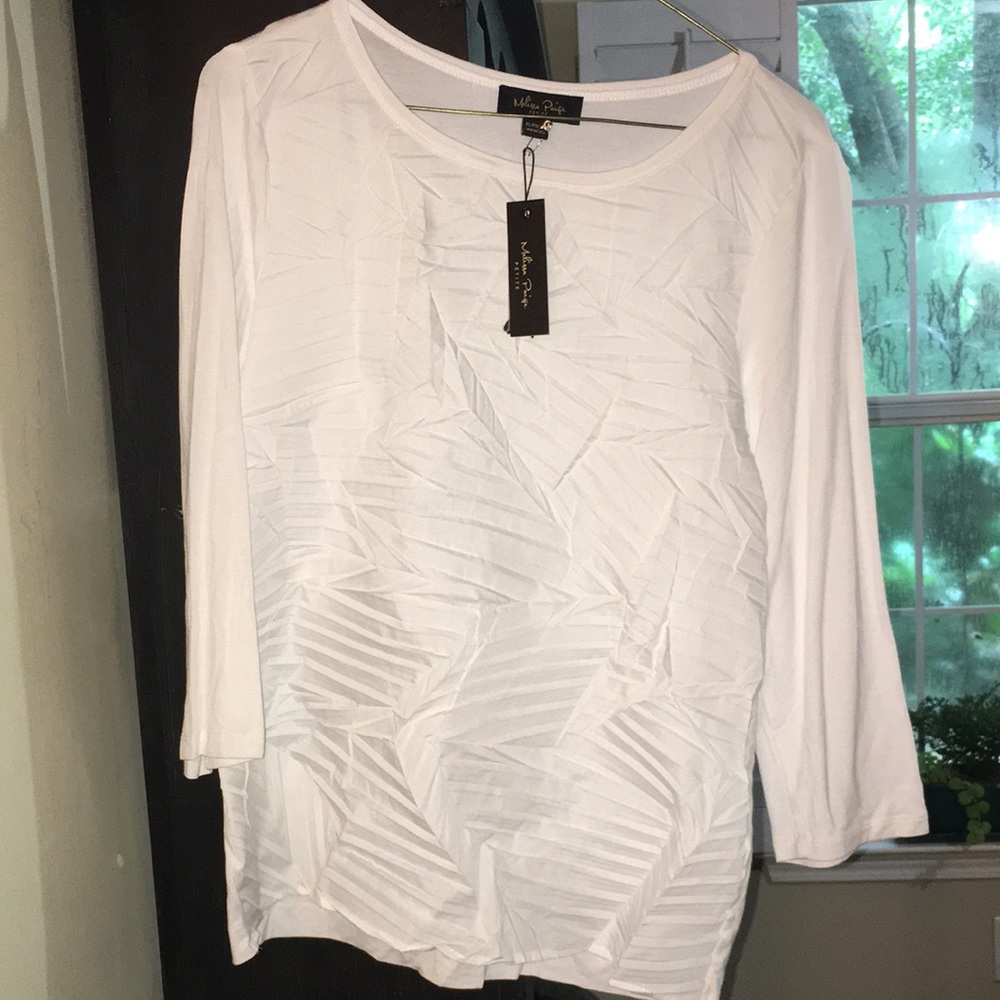 Melissa Paige Blouse SIZE PETITE LARGE